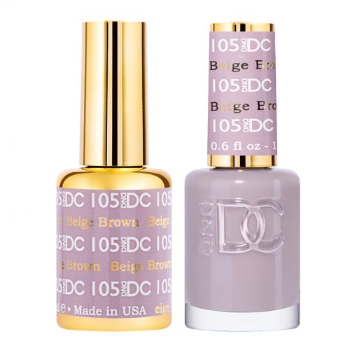 DND DC Gel Polish Duo  Beige Brown #105