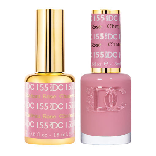 DND DC Duo Gel & Lacquer Chateau Rose #155