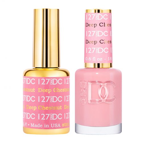 DND DC Duo Gel & Lacquer Deep Chestnut #127