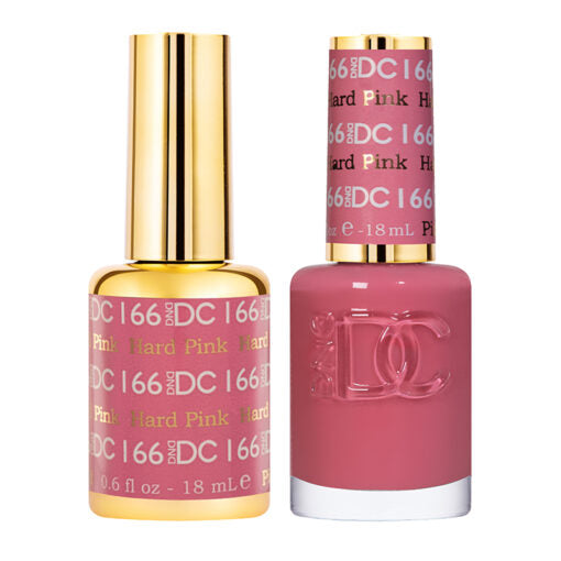 DND DC Duo Gel & Lacquer Hard Pink #166