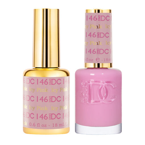 DND DC Duo Gel & Lacquer Icy Pink #146