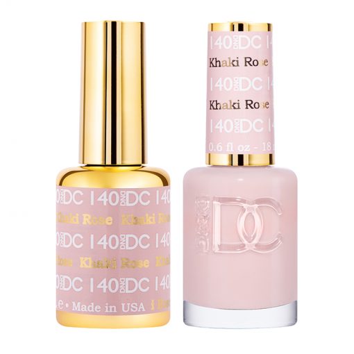 DND DC Duo Gel & Lacquer Khaki Rose #140