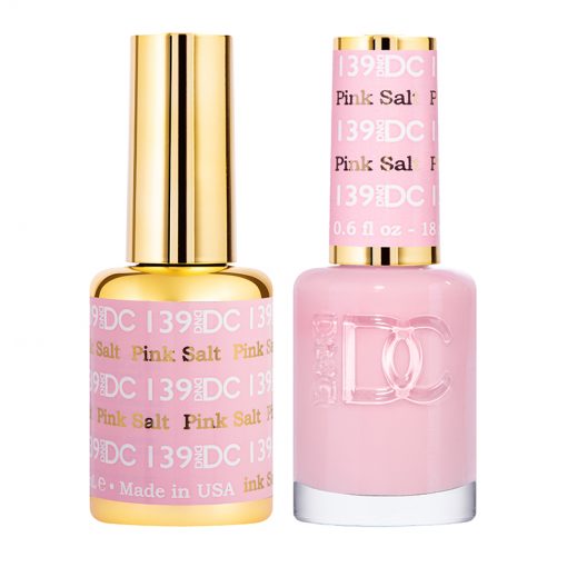 DND DC Duo Gel & Lacquer Pink Salt #139