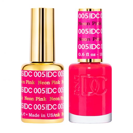 DND DC Gel Polish Duo Neon Pink #005