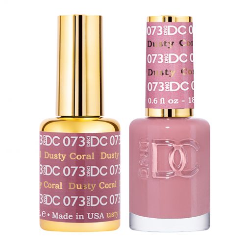 DND DC Gel Polish Duo  Dusty Coral #073