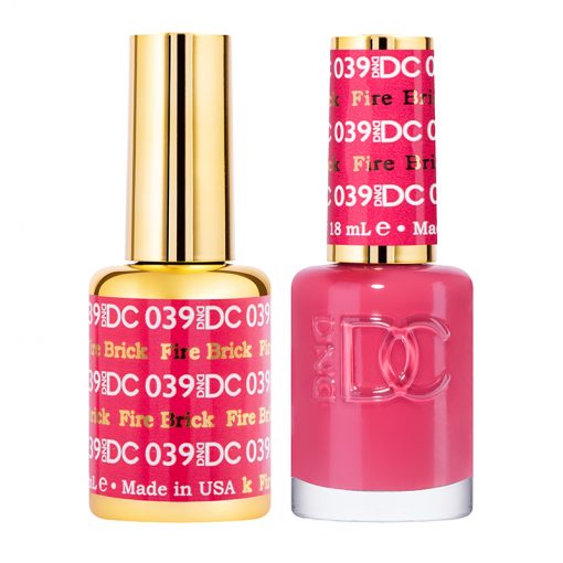 DND DC Gel Polish Duo  Fire Brick #039