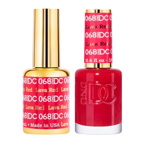 DND DC Gel Polish Duo  Lava Red #068