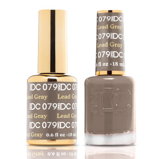 DND DC Gel Polish Duo Lead Gray #079