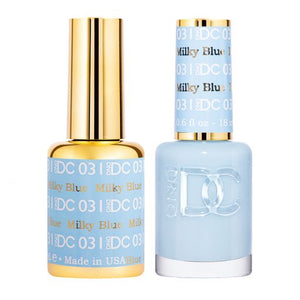 DND DC Gel Polish Duo  Milky Blue #031