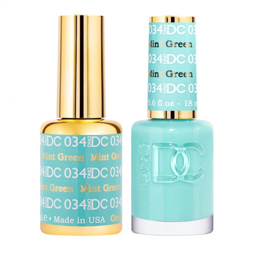 DND DC Gel Polish Duo  Mint Green #034