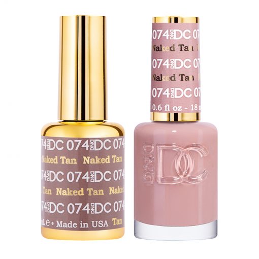 DND DC Gel Polish Naked Tan #074