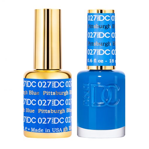 DND DC Gel Polish Duo  Pittsburgh Blue #027