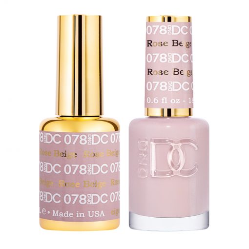 DND DC Gel Polish Duo Rose Beige #078
