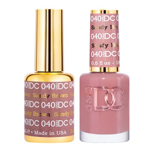 DND DC Gel Polish Duo  Sandy Brown #040