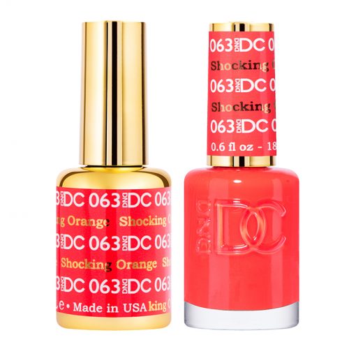 DND DC Gel Polish Duo  Shocking Orange #063