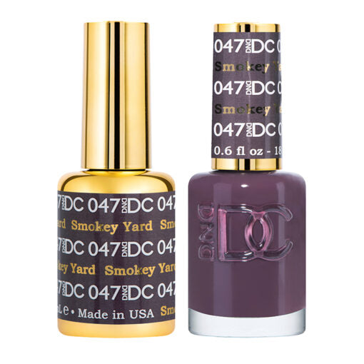 DND DC Gel Polish Duo  Smokey Yard #047