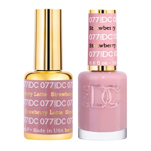 DND DC Gel Polish Duo  Strawberry Latte #077