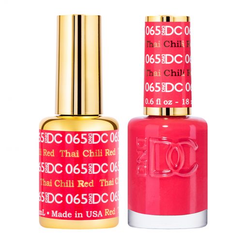 DND DC Gel Polish Duo  Thai Chilli Red #065