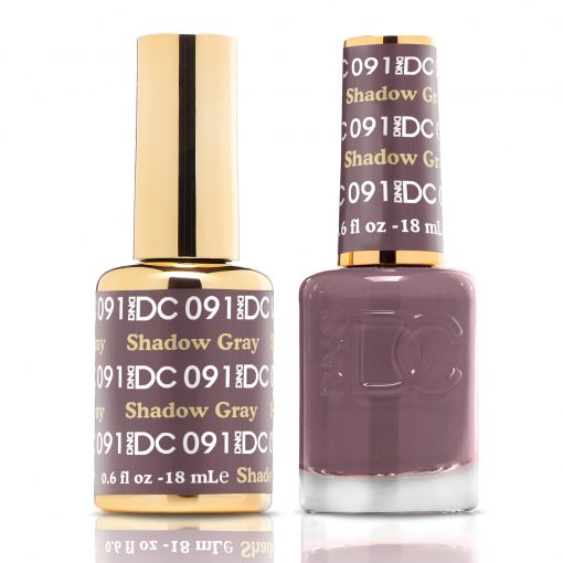 DND DC Gel Polish Duo  Shadow Gray #091