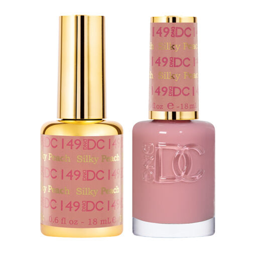 DND DC Duo Gel & Lacquer Silky Peach #149