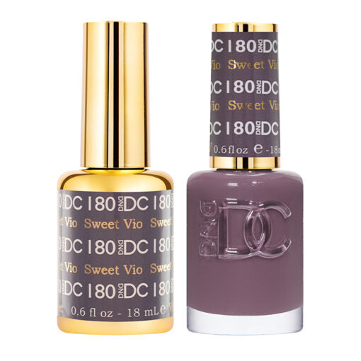 DND DC Duo Gel & Lacquer Sweet Violet #180