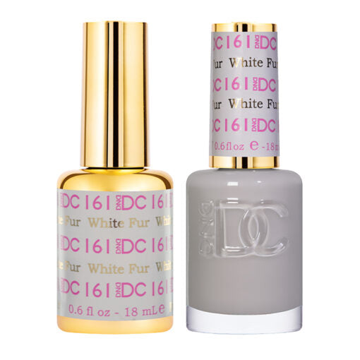 DND DC Duo Gel & Lacquer White Fur #161
