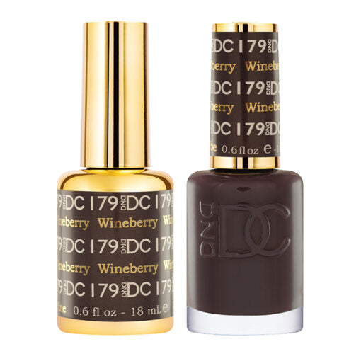 DND DC Duo Gel & Lacquer Wineberry #179
