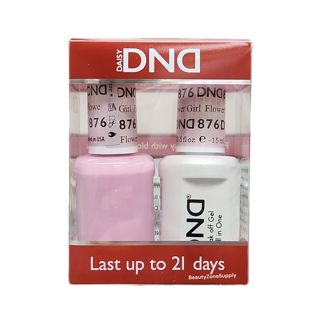 DND Duo Gel & Lacquer Flower Girl #876
