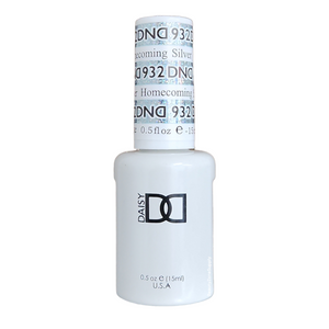 DND Gel Polish 0.5 oz  Homecoming Silver #932