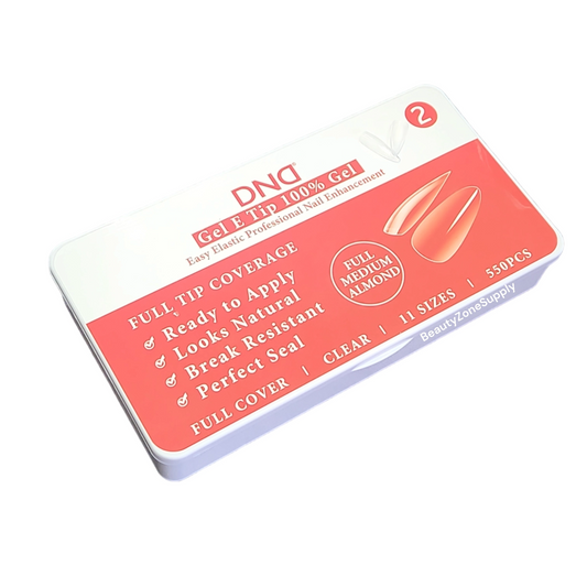 DND Soft Gel Tips Medium Almond #2
