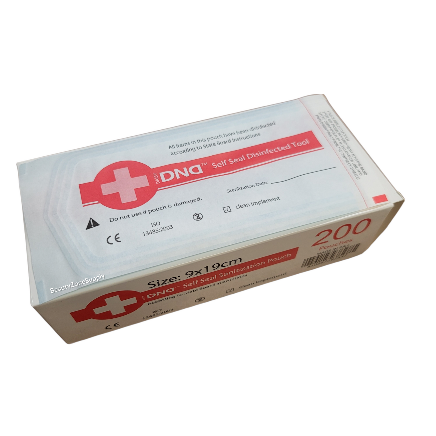 DND Sterilization Pouch Sani Pouch 9 x19 in - CASE of 20 Packs