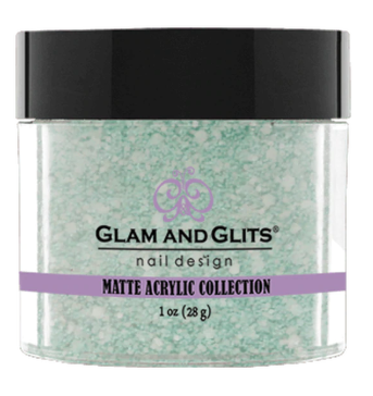 Glam & Glits Matte Acrylic Powder 1 oz Sweet Mint-MAT611-Beauty Zone Nail Supply