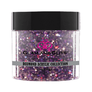 Glam & Glits Diamond Acrylic (Shimmer) 1 oz Purple Vixen - DAC45-Beauty Zone Nail Supply