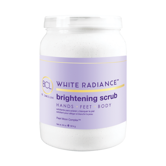 BCL White Radiance Brightening Scrub 64oz-Beauty Zone Nail Supply