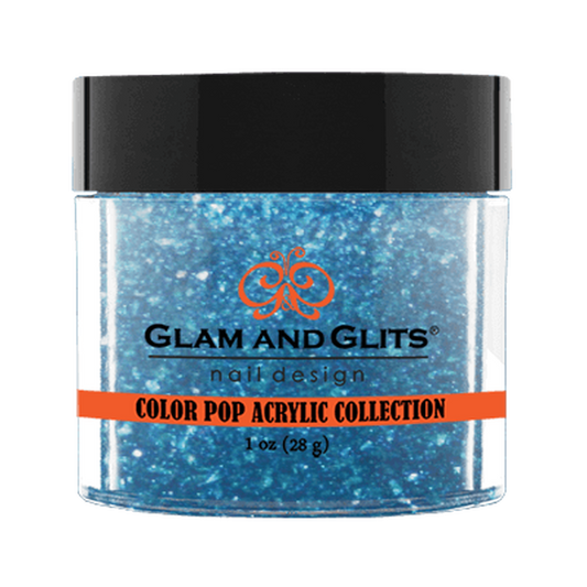 Glam & Glits Color Pop Acrylic (Shimmer) 1 oz Saltwater - CPA393-Beauty Zone Nail Supply