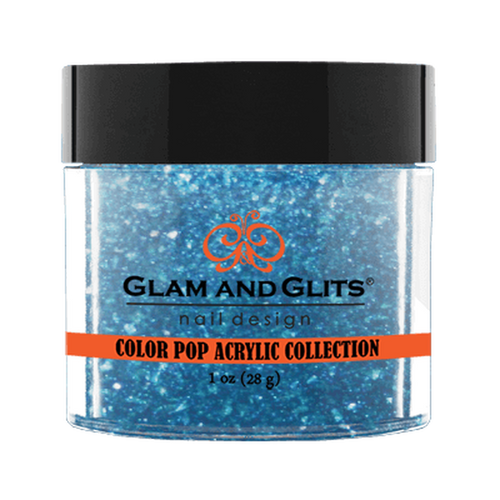 Glam & Glits Color Pop Acrylic (Shimmer) 1 oz Saltwater - CPA393-Beauty Zone Nail Supply