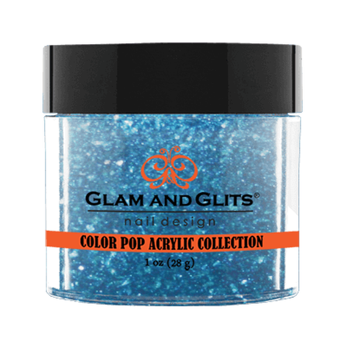 Glam & Glits Color Pop Acrylic (Shimmer) 1 oz Saltwater - CPA393-Beauty Zone Nail Supply
