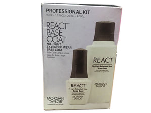 MT React Base Coat No-light Extended Wear Pro Kit 4oz-Beauty Zone Nail Supply