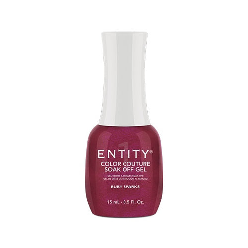 Entity Gel Ruby Sparks 15 Ml | 0.5 Fl. Oz. #858-Beauty Zone Nail Supply