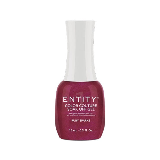 Entity Gel Ruby Sparks 15 Ml | 0.5 Fl. Oz. #858-Beauty Zone Nail Supply