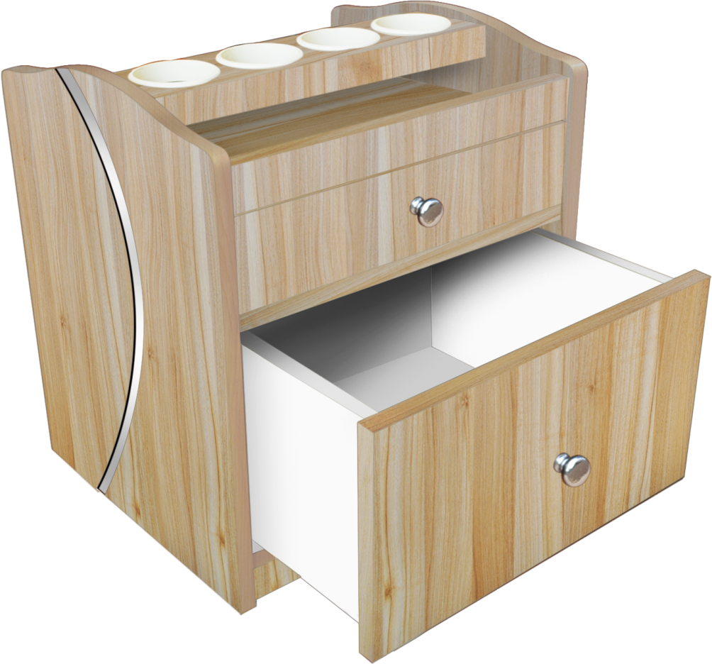 FIORI NAIL TABLE LIGHT BROWN #FNT-LB-Beauty Zone Nail Supply