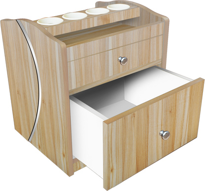 FIORI NAIL TABLE LIGHT BROWN #FNT-LB-Beauty Zone Nail Supply