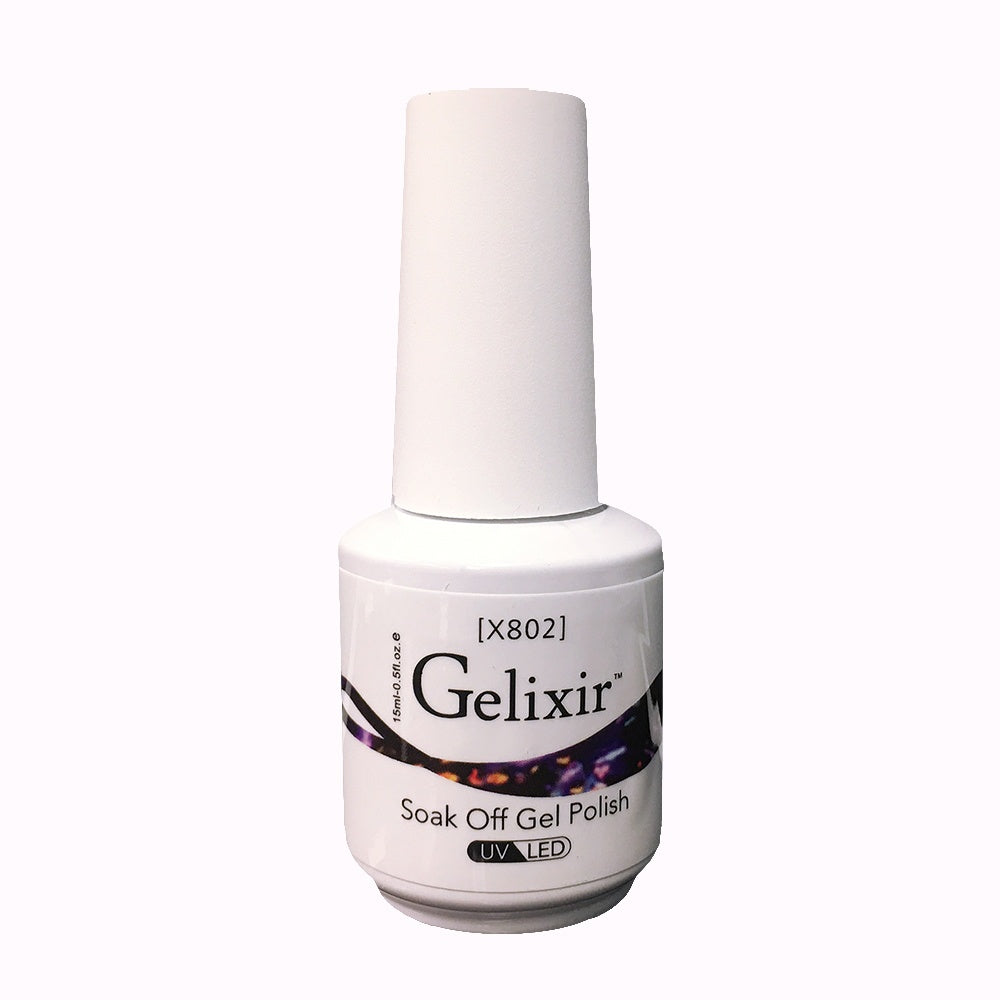 Gelixir Soak Off Gel Polish 0.5 fl oz X802-Beauty Zone Nail Supply
