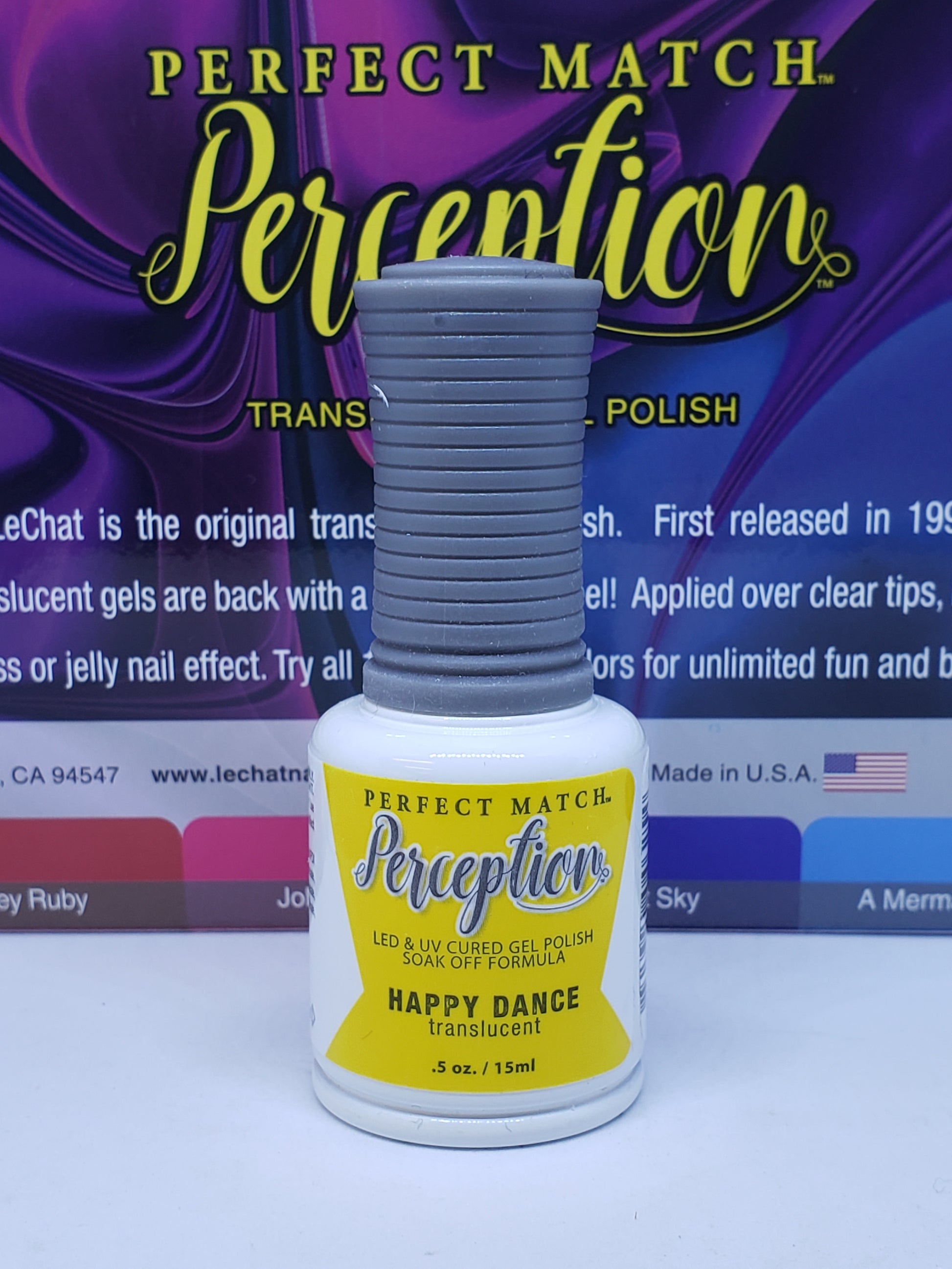 Perfect Match Perception Translucent HAPPY DANCE .5 oz TGP07-Beauty Zone Nail Supply