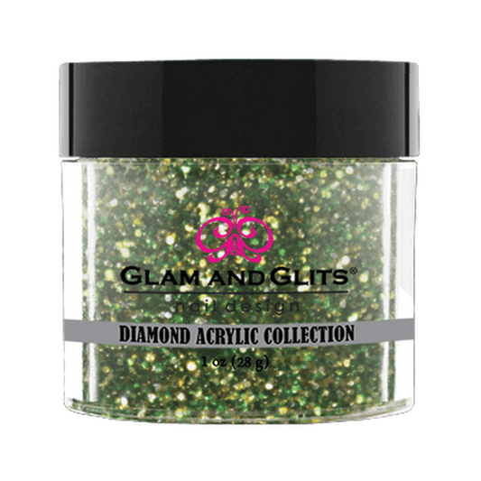 Glam & Glits Diamond Acrylic (Glitter) 1 oz Green Smoke - DAC57-Beauty Zone Nail Supply