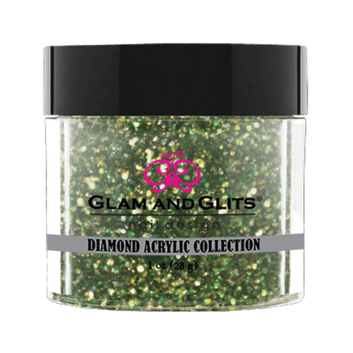 Glam & Glits Diamond Acrylic (Glitter) 1 oz Green Smoke - DAC57-Beauty Zone Nail Supply