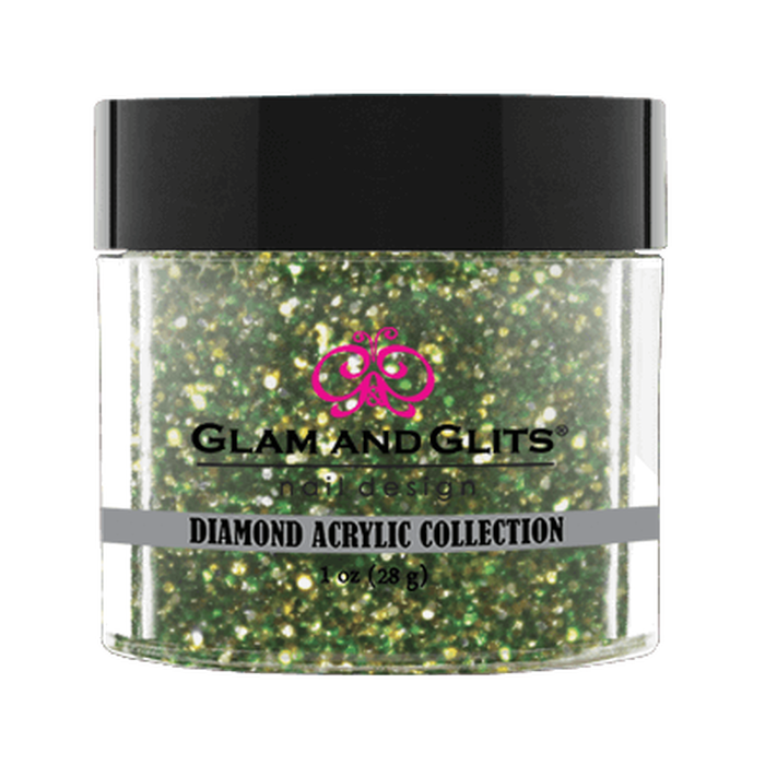 Glam & Glits Diamond Acrylic (Glitter) 1 oz Green Smoke - DAC57-Beauty Zone Nail Supply