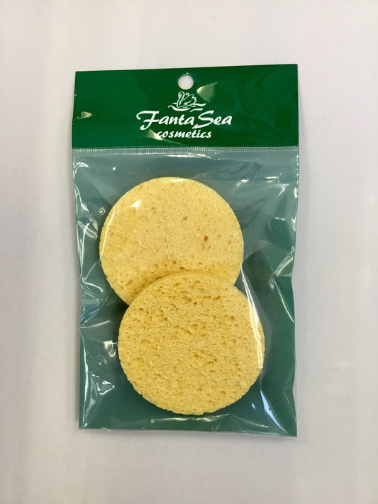 FANTASEA CELLULOSE CLEANSING SPONGE 2/PK #FSC229-Beauty Zone Nail Supply