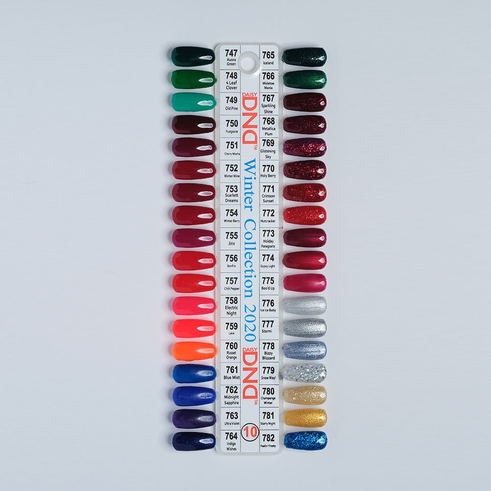 DND Duo Color Swatches 36 color– Single – 10-Beauty Zone Nail Supply
