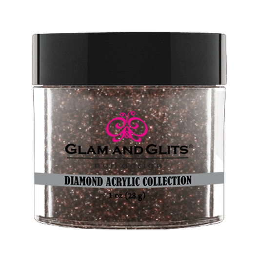 Glam & Glits Diamond Acrylic (Shimmer) 1 oz Latte - DAC86-Beauty Zone Nail Supply